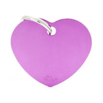 Basic Aluminium Heart Pet ID Tag