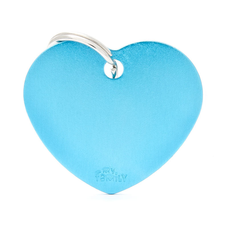 Basic Aluminium Heart Pet ID Tag