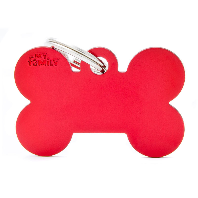 Basic Aluminium Bone Pet ID Tag