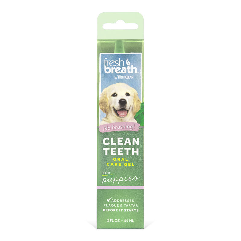 Tropiclean Fresh Breath Clean Teeth Gel for Puppies 59mL vet-n