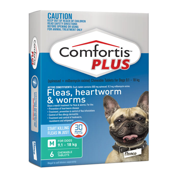 Comfortis PLUS for Medium Dogs 9.1 to 18kg