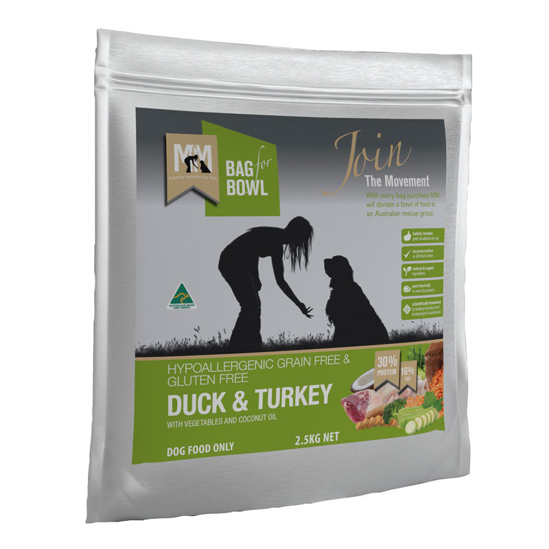 MfM (Meals For Mutts) Duck & Turkey Grain Free Dry Dog Food