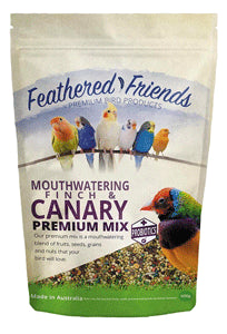 Feathered Friends Mouthwatering Finch &amp; Canary Premium Mix
