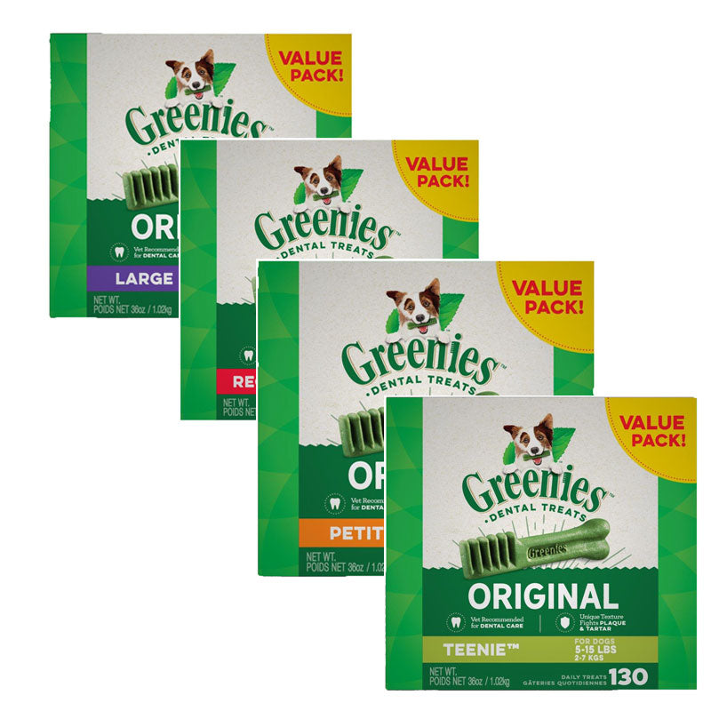 Greenies Original Dental Treats for Dogs Value Pack 1kg