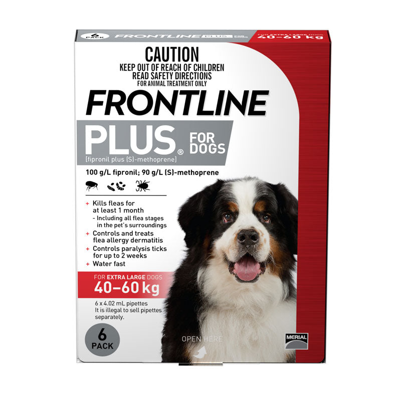 Frontline Plus for X/Large Dogs 40 to 60kg (88-132lb) vet-n-pet