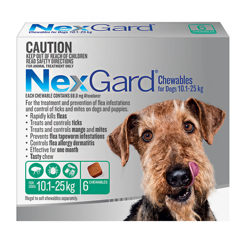 NexGard Chews for Large Dogs 10.1-25kg