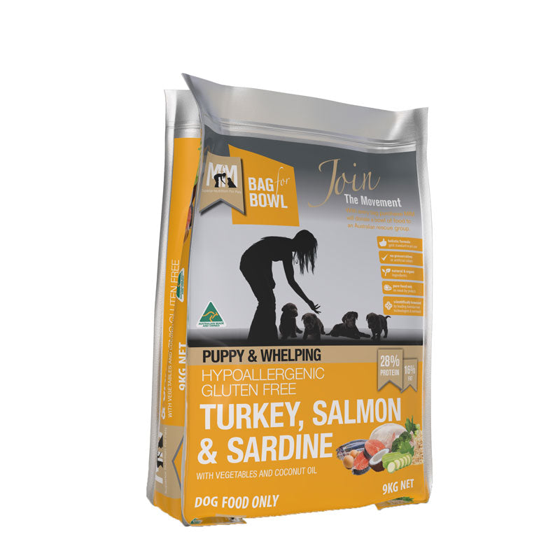 MfM (Meals for Mutts) Turkey, Salmon, Sardine Dry Puppy Food