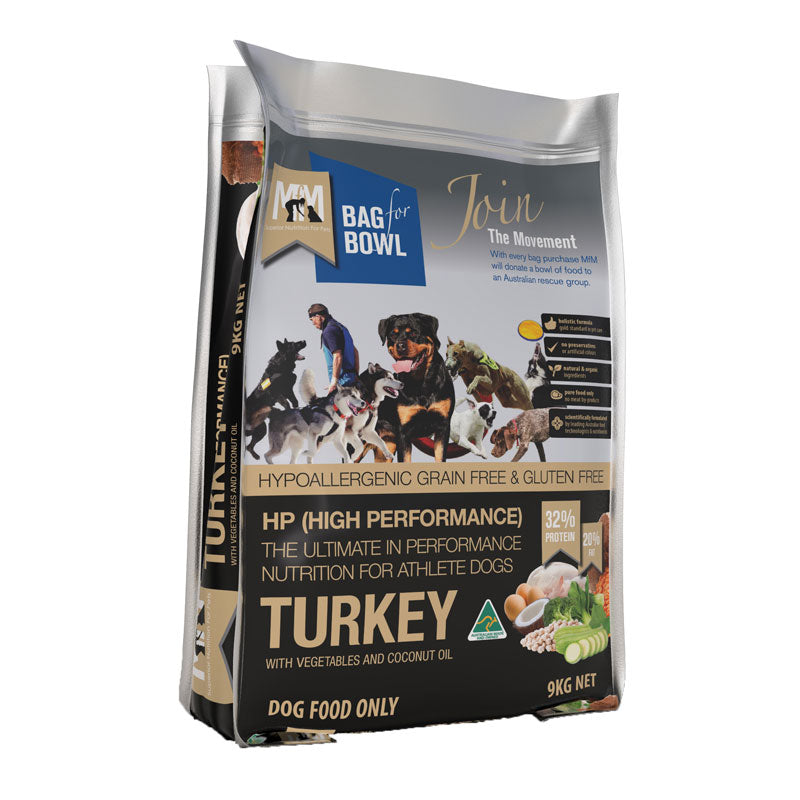 Meals For Mutts HP (High Performance) Grain Free Gluten Free Turkey with Vegetables