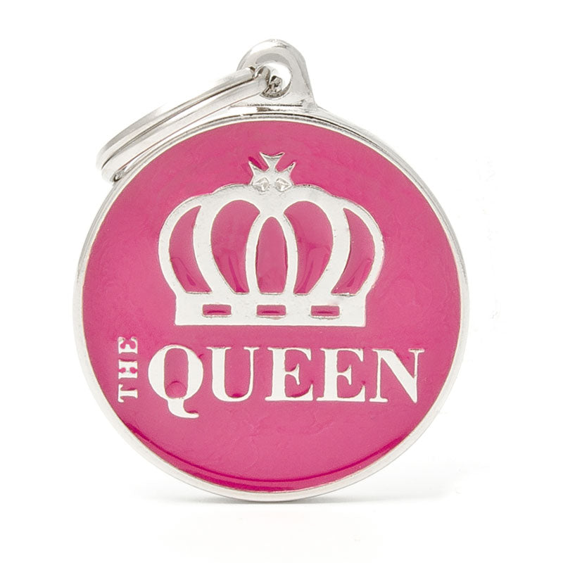 Queen Pet ID Tag
