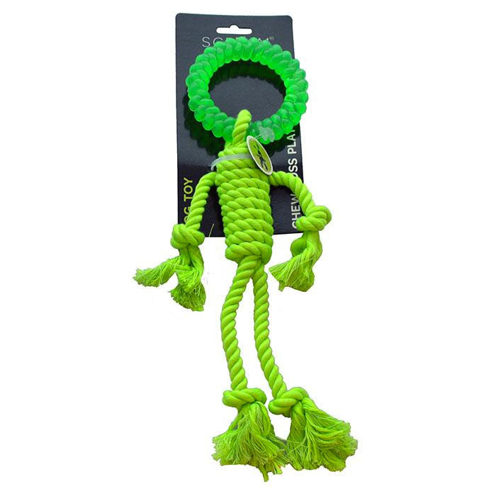 Scream Rope Man with Ring Head Tug Toy