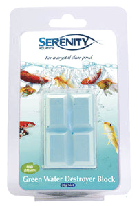 Serenity Green Water Destroyer Block for Ponds 20g