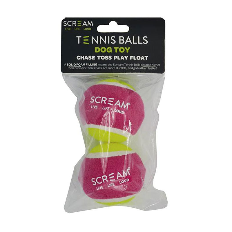 Scream Tennis Balls - 2 Pack