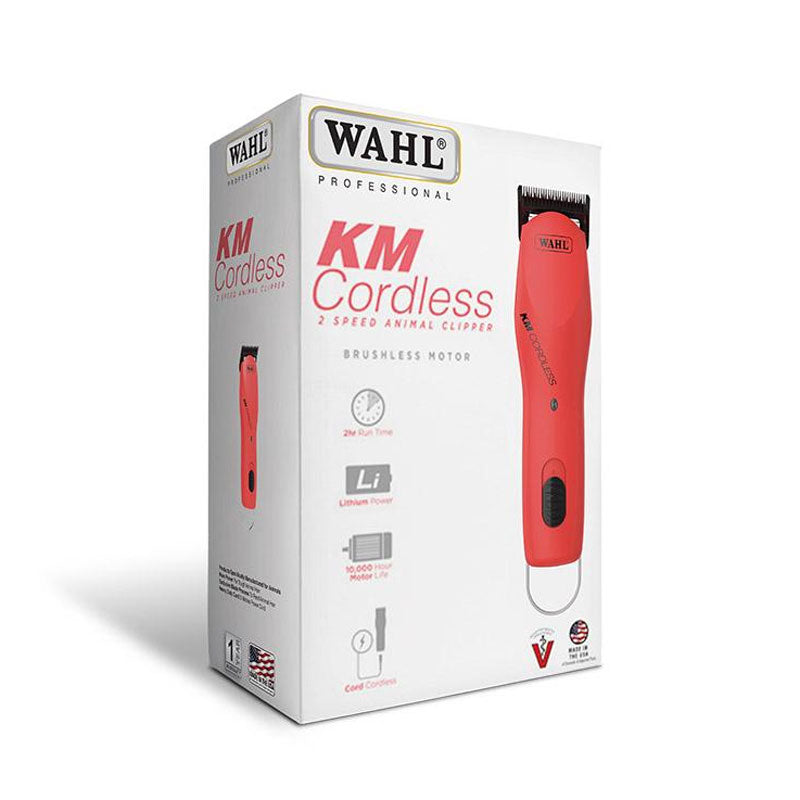 Wahl KM Cordless 2 Speed Clipper - Pink