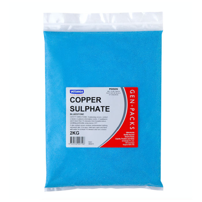 Vetsense Gen Packs Copper Sulphate