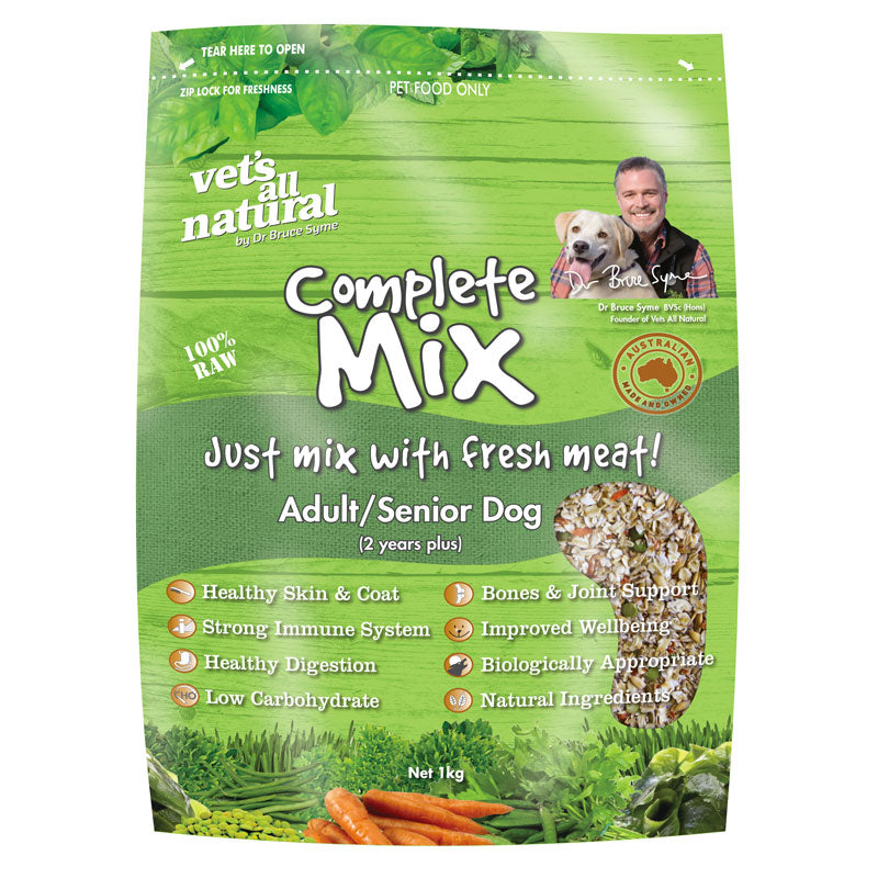 Vet's All Natural Complete Mix - Adult/Senior Dog