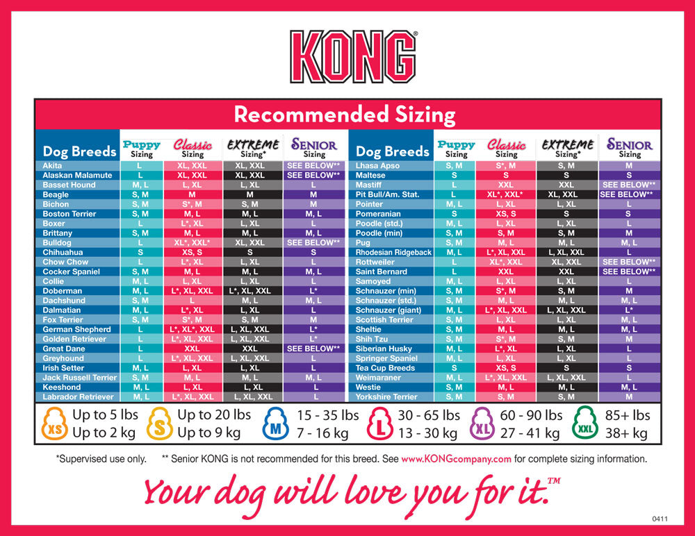 KONG Classic Red