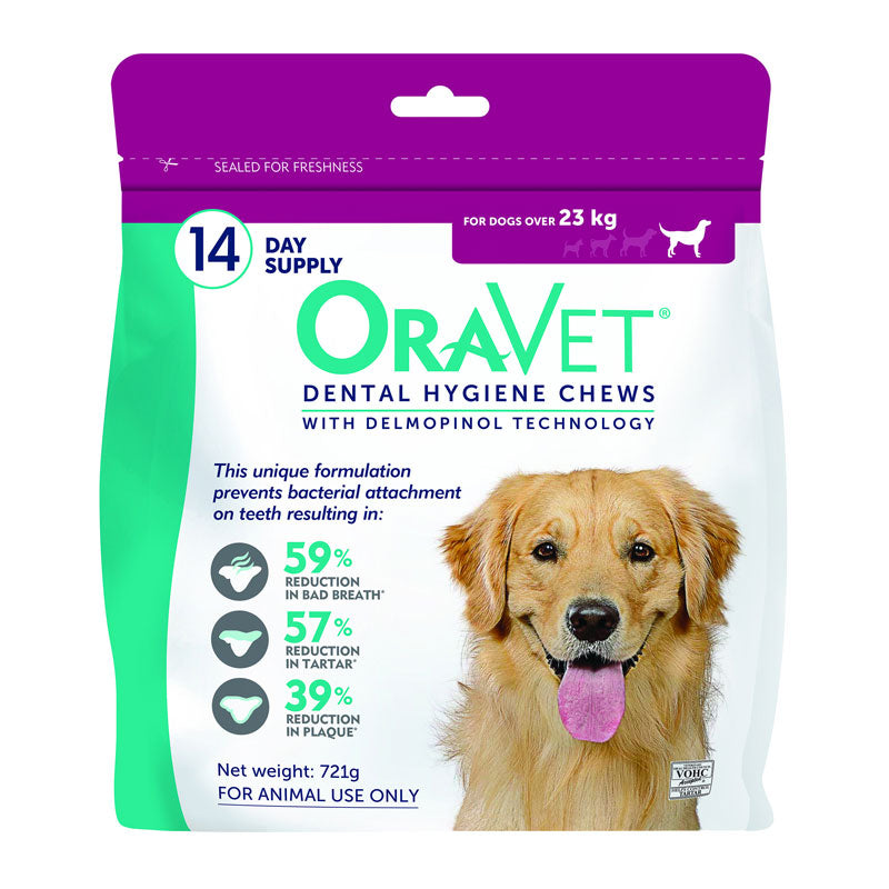 OraVet Dental Hygiene Chews for Dogs 23+kg