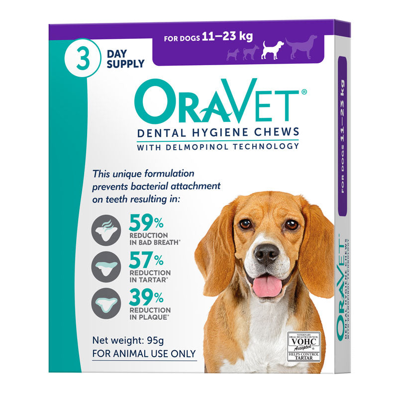 OraVet Dental Hygiene Chews for Dogs 11-23kg