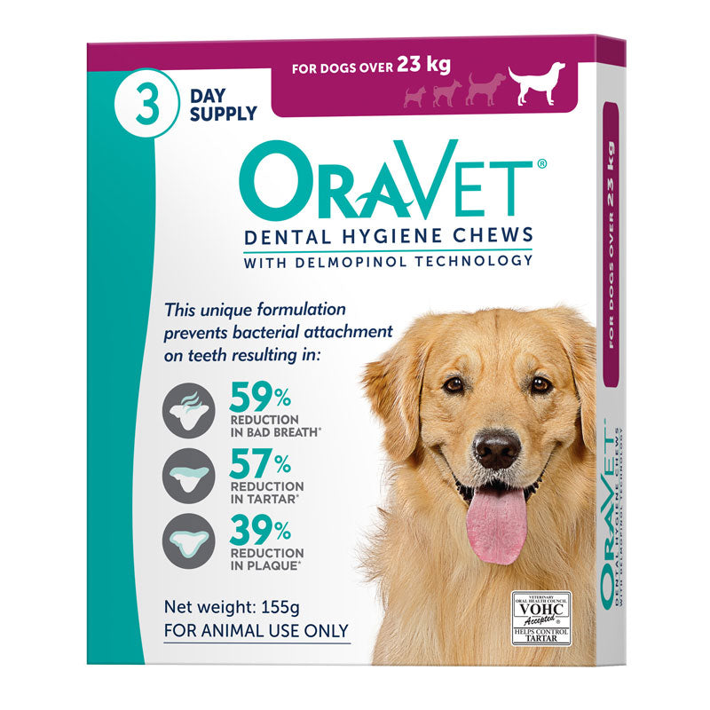 OraVet Dental Hygiene Chews for Dogs 23+kg