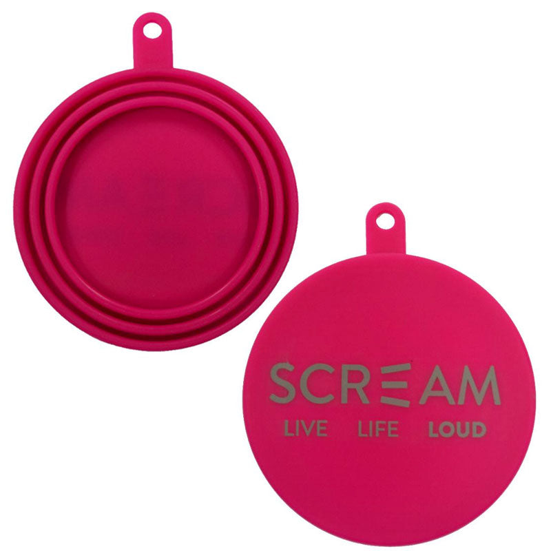 Scream Silicone Pet Food Can Cover - 2 Pack