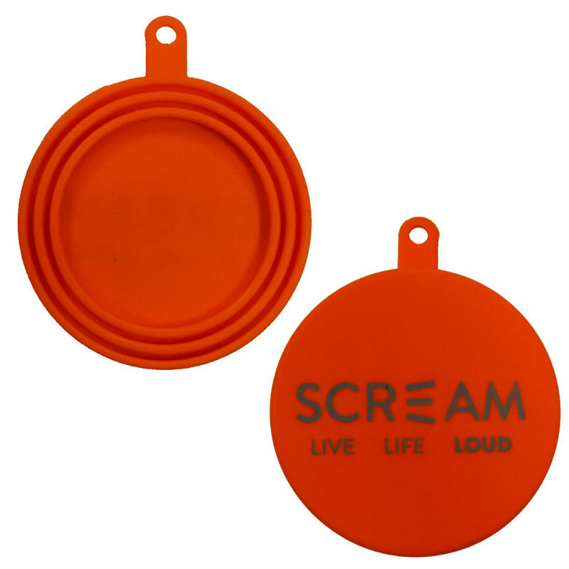 Scream Silicone Pet Food Can Cover - 2 Pack
