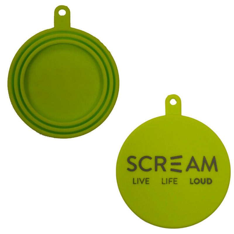 Scream Silicone Pet Food Can Cover - 2 Pack