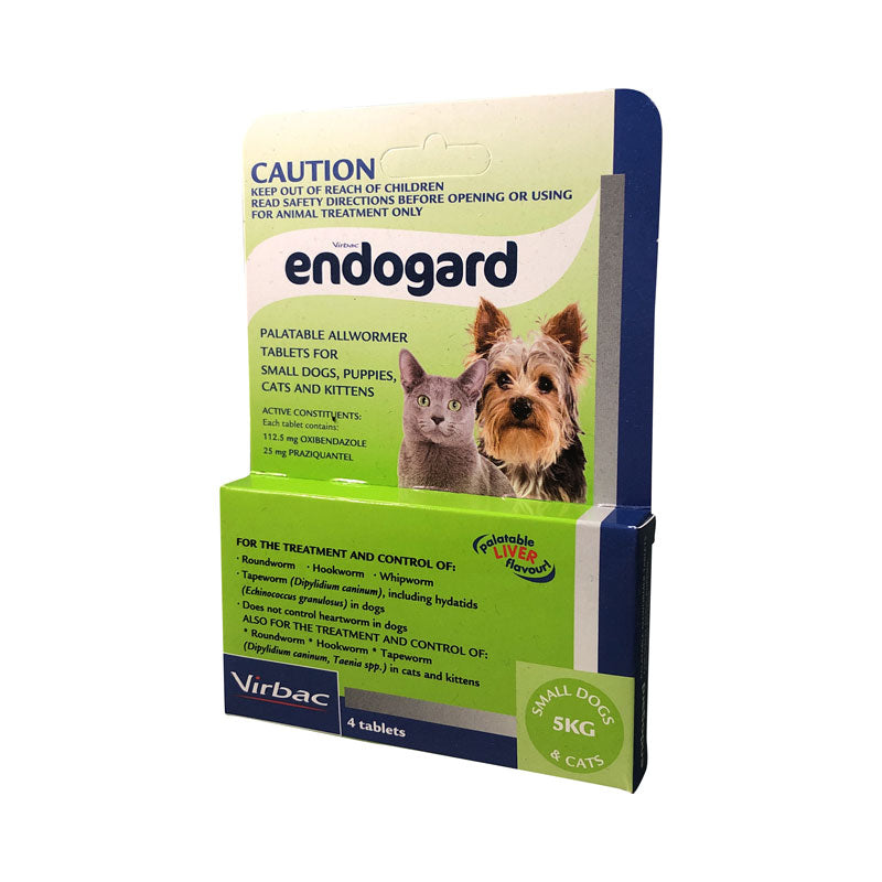 Endogard Palatable Allwormer Tablets - Small Dogs &amp; Cats