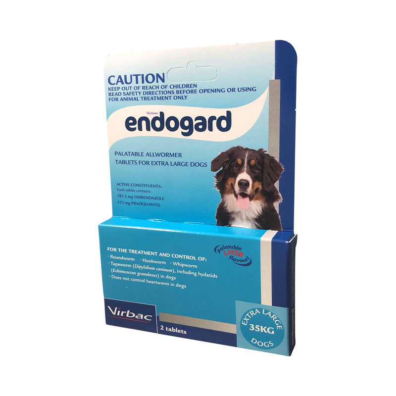 Endogard Palatable Allwormer Tablets - XLarge Dogs