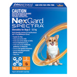 NexGard Spectra Chews for Very Small Dogs Dogs 2-3.5kg