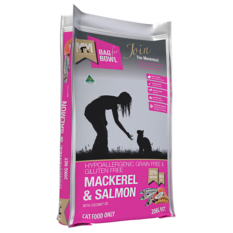 MfM Mackerel & Salmon Grain Free Dry Cat Food