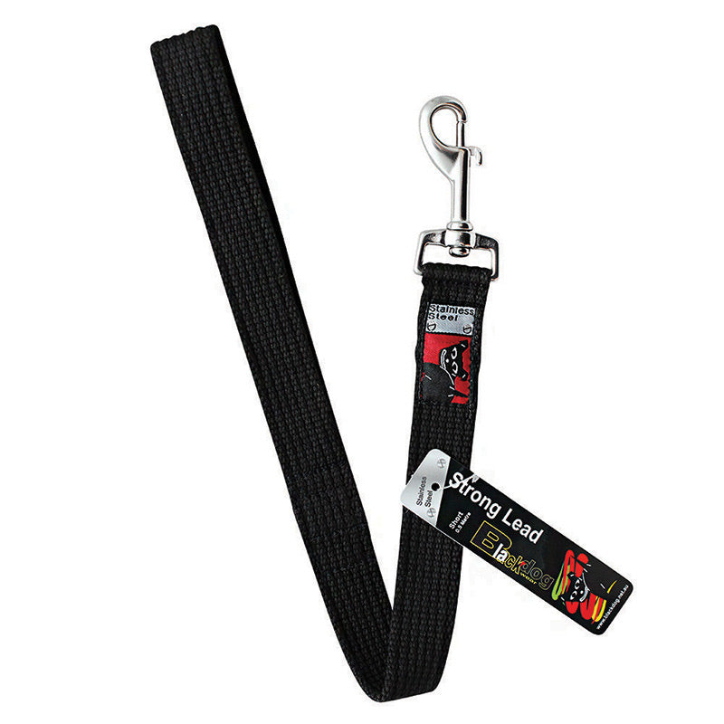 Black Dog Wear Strong Lead Short 0.5m - Stainless Steel