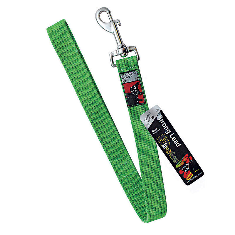 Black Dog Wear Strong Lead Short 0.5m - Stainless Steel