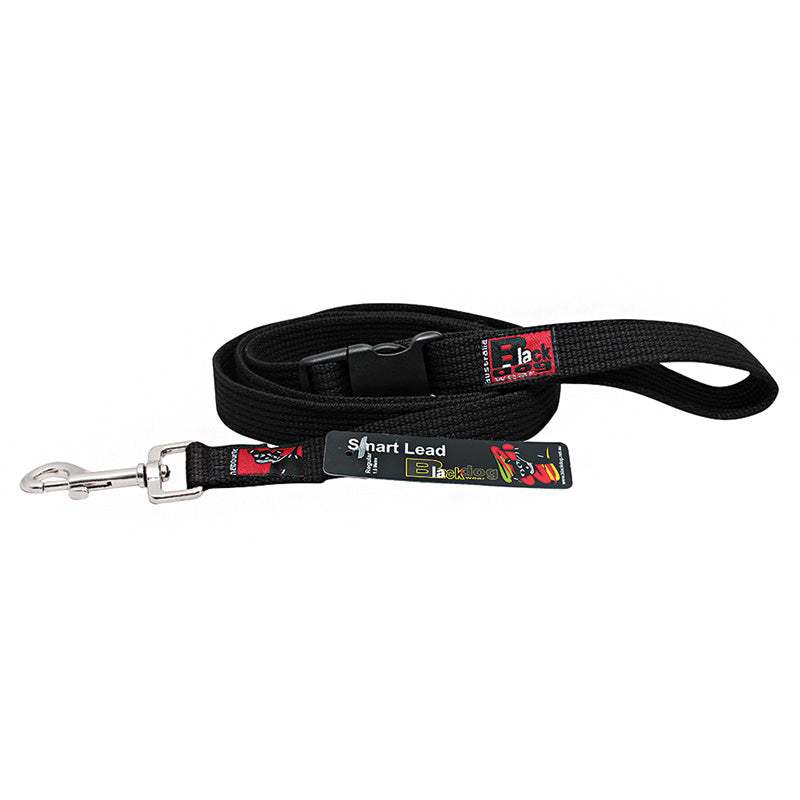 Black Dog Wear Smart Lead - Adjustable 0.8-1.5m