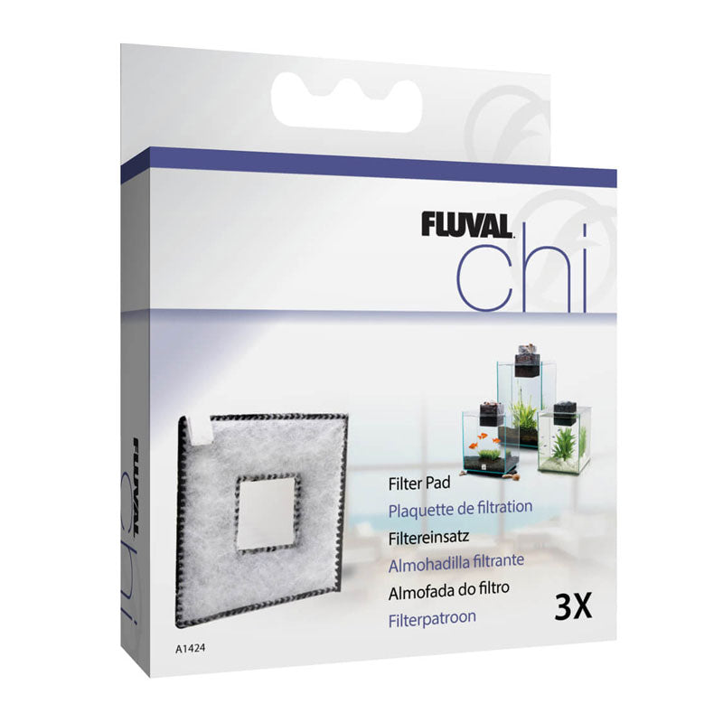 Fluval Chi Aquarium Filter Pad Replacement - 3 Pack