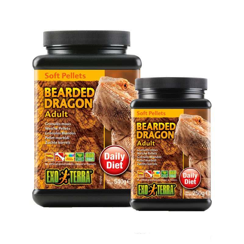 Exo Terrra Bearded Dragon Food - Soft Pellets