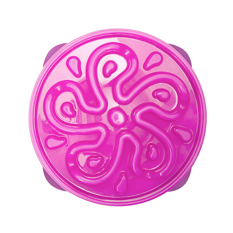 Outward Hound Fun Feeder Slow Feed Bowl - Purple