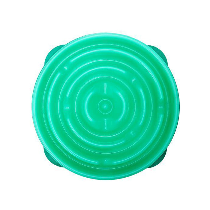 Outward Hound Fun Feeder Slow Feed Bowl - Teal