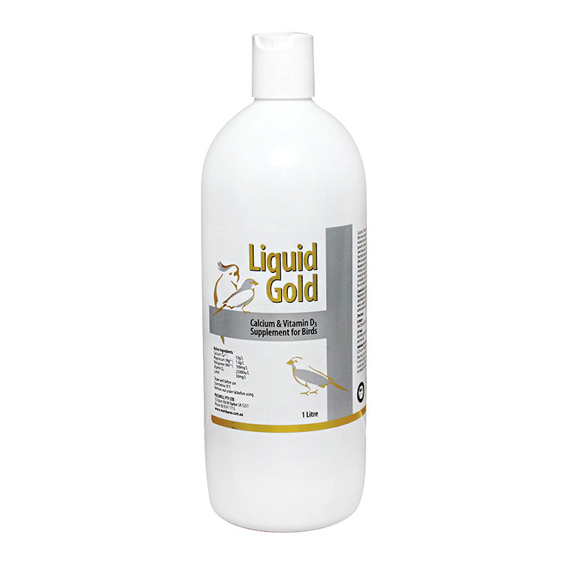 Liquid Gold Calcium &amp; Vitamin D3 Supplement for Birds