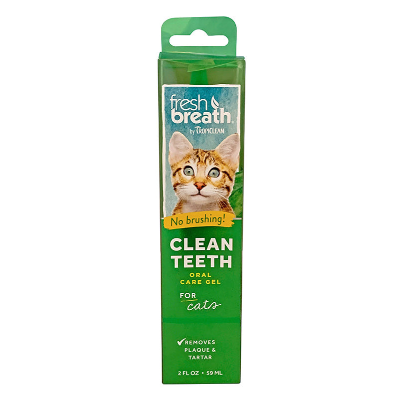 Tropiclean Clean Teeth Gel for Cats 59mL vet-n-pet DIRECT