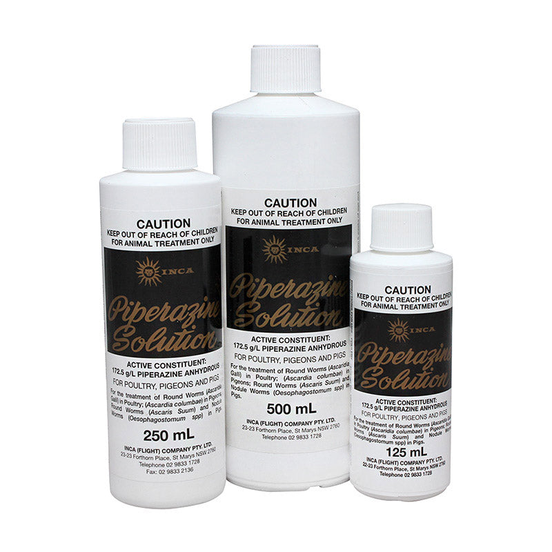 Inca Piperazine Solution for Poultry, Pigeons & Pigs