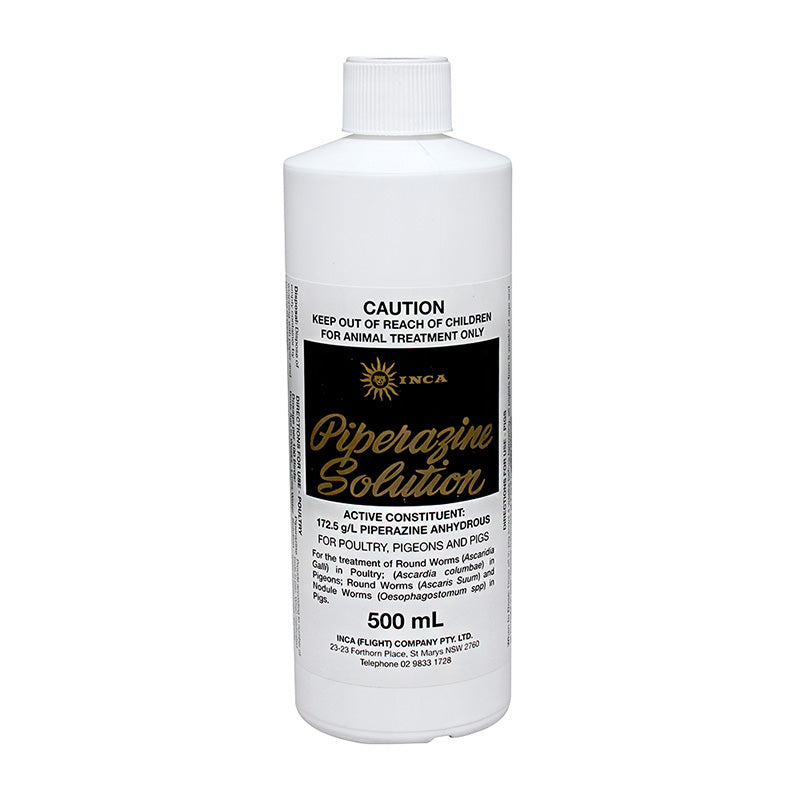 Inca Piperazine Solution for Poultry, Pigeons & Pigs