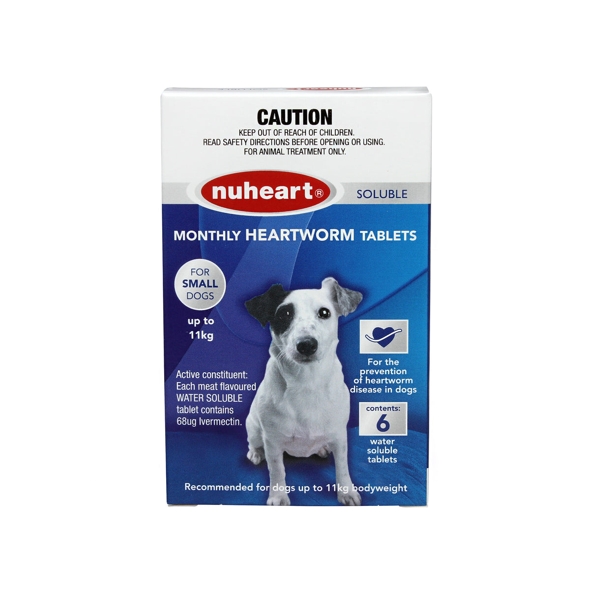 Nuheart Soluble Monthly Heartworm Tablets