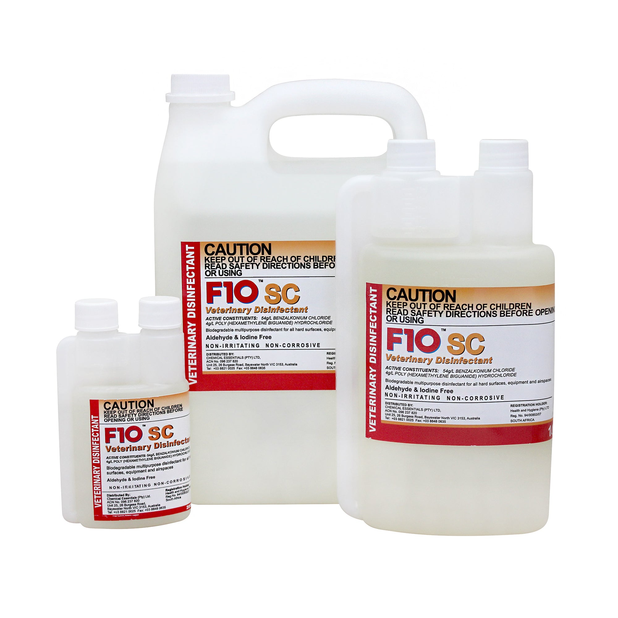 F10 Disinfectant Range