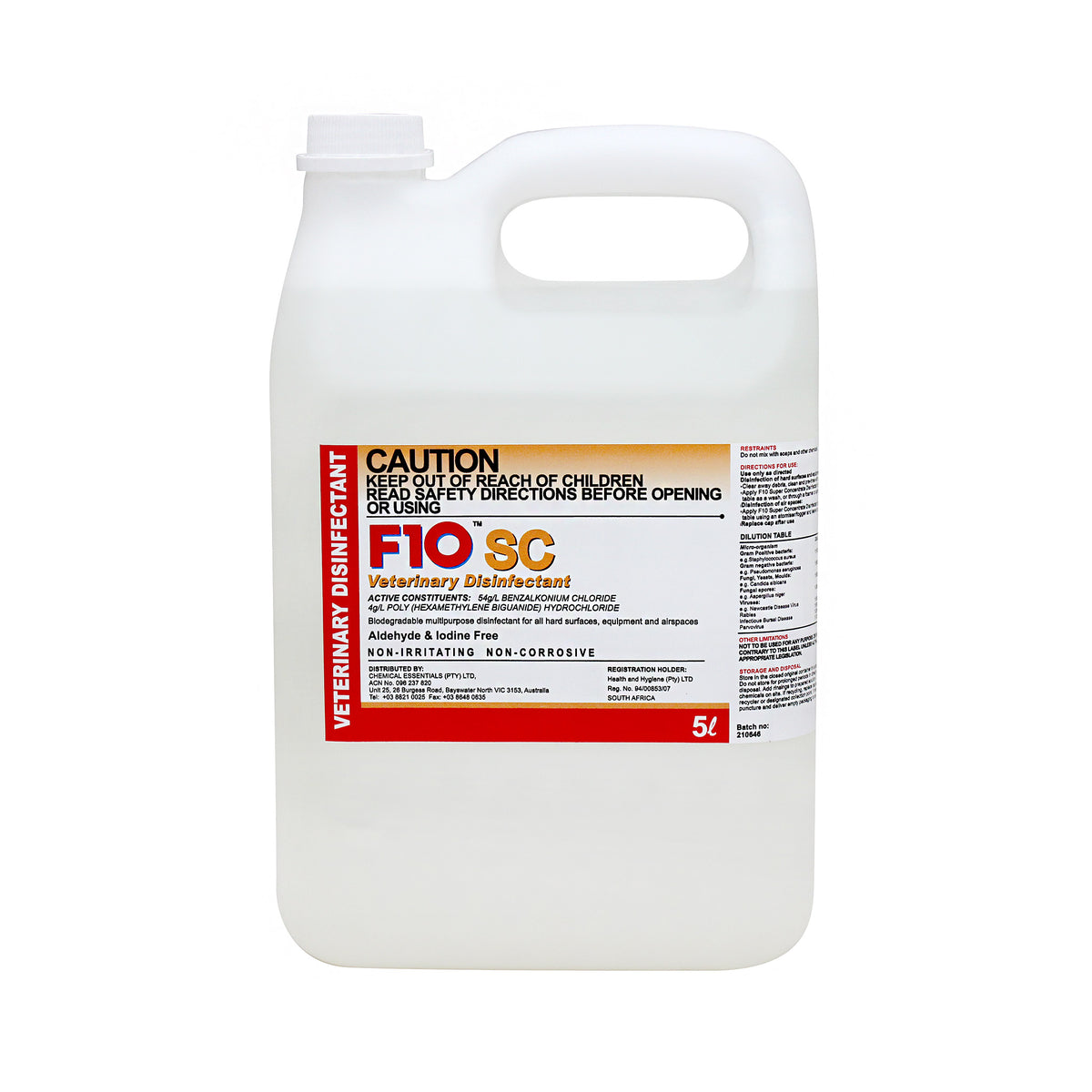 F10 SC Disinfectant 5L