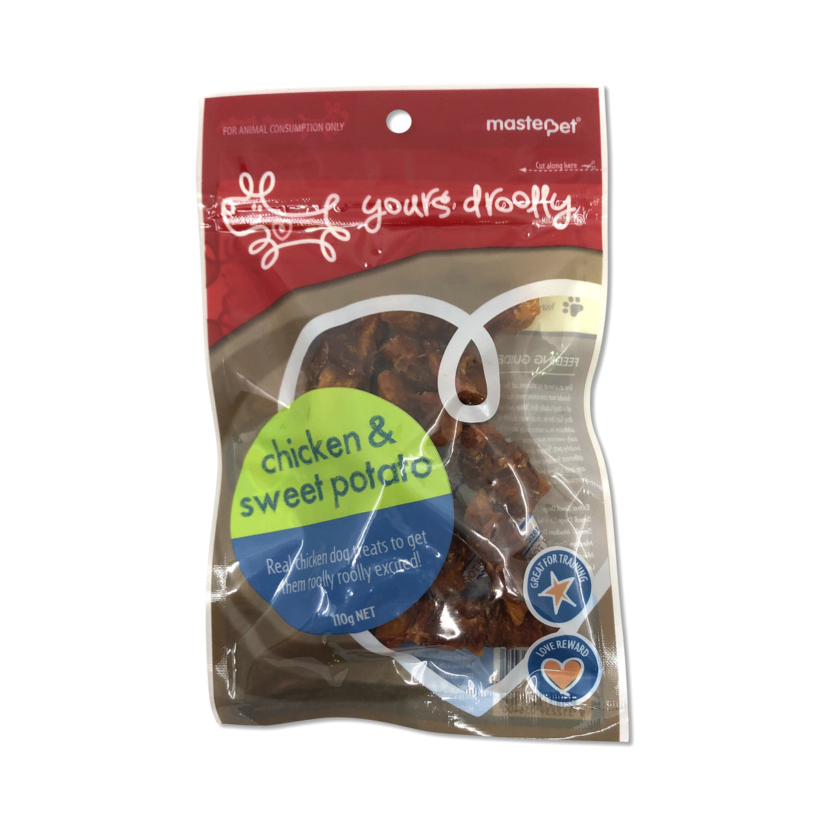 Yours Droolly Chicken &amp; Sweet Potato Treats 110g