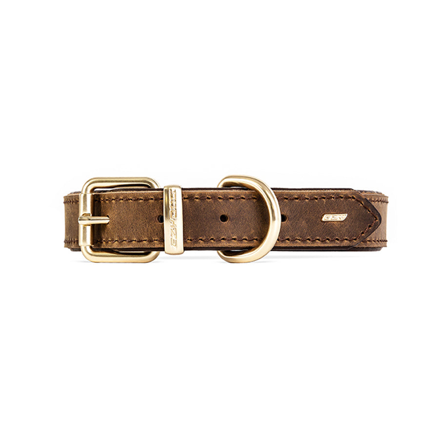 EzyDog Oxford Classic Leather Dog Collar