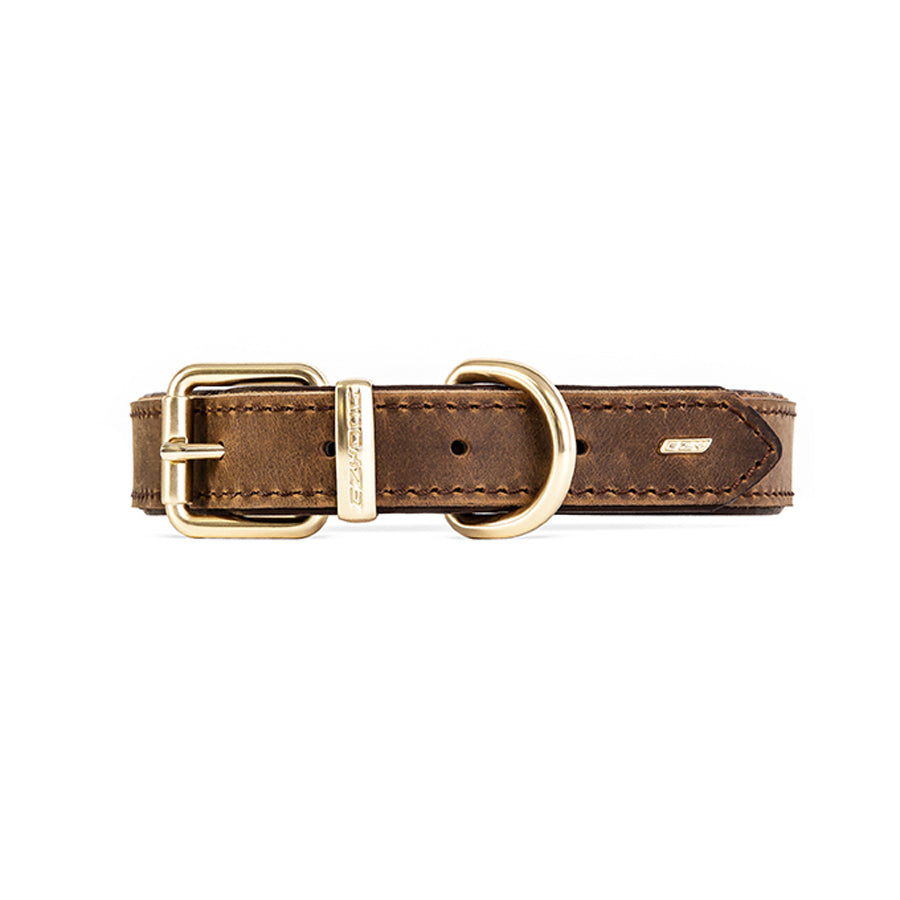 EzyDog Oxford Leather Classic Collar