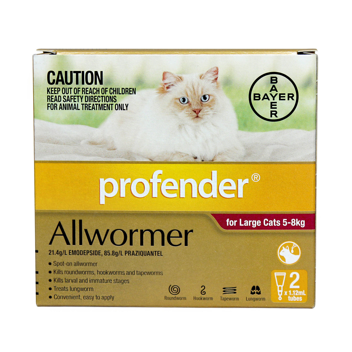 Profender Spot-On Allwormer for Cats 2&#39;s