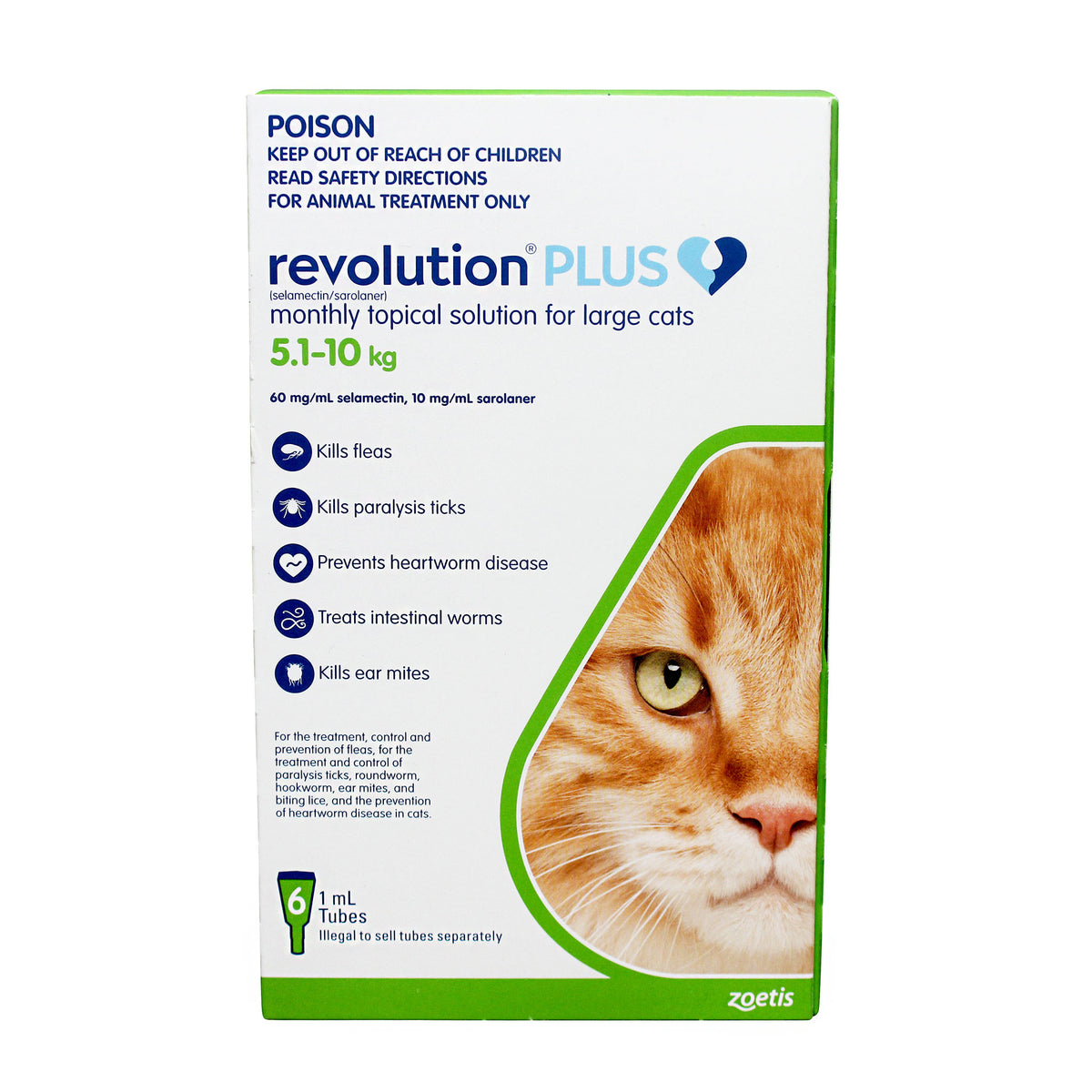 Revolution Plus for Large Cats 5.1-10kg