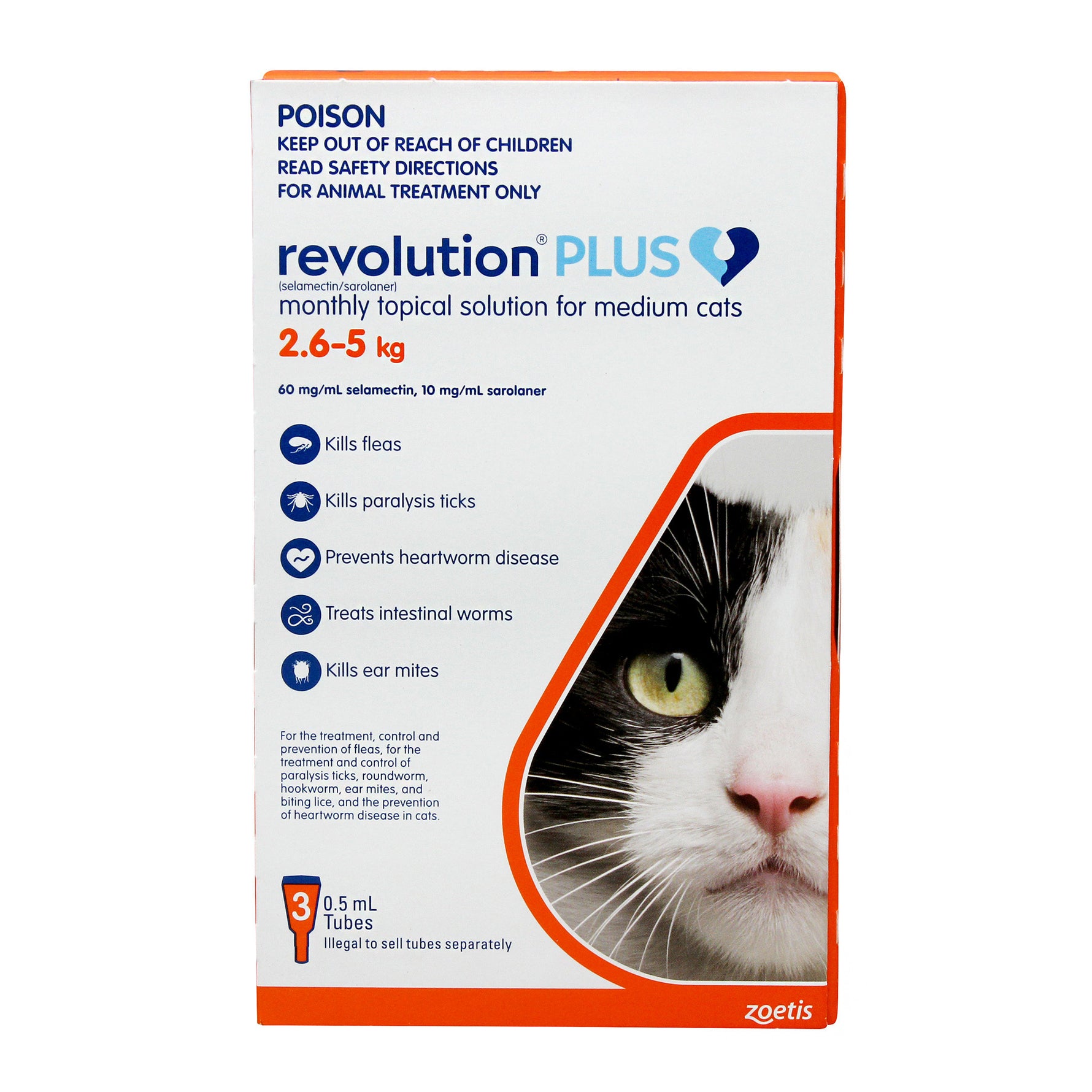 Revolution Plus for Medium Cats 2.6-5kg
